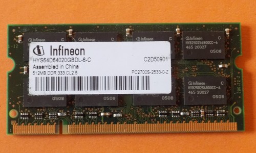 Barrette ram infineon - ram,