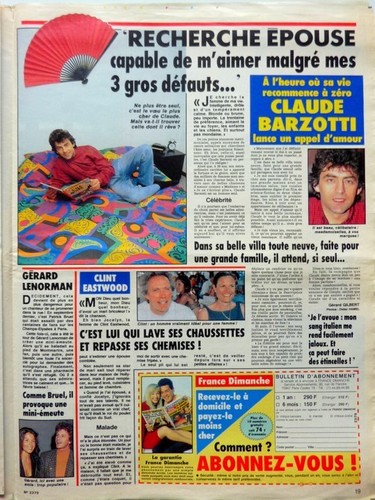 Claude barzotti coupure de - claude,