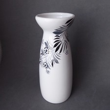 VASE SOLIFLORE en faïence HENRIOT QUIMPER Décor GWENN HA DU