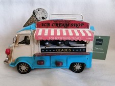 Article de décoration métal neuf FOURGONNETTE FOOD TRUCK VINTAGE ICE CREAM SHOP