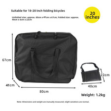 Sacoche de vélo pliable pour