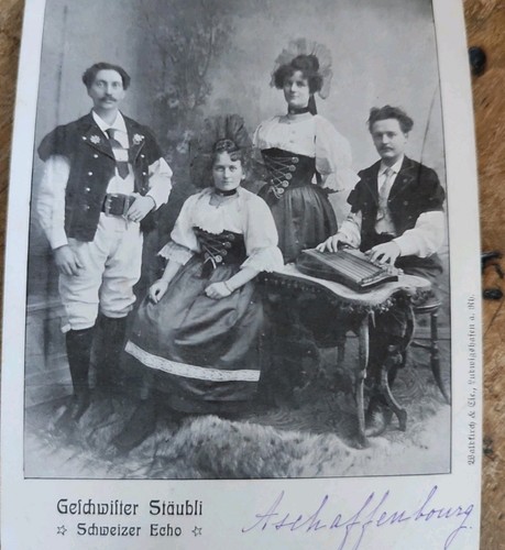 Cpa folklore suisse - folklore,