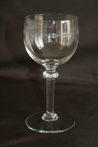 Grand verre table - verre, ancien