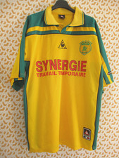 Maillot Fc Nantes 2001 Le Coq Sportif Vintage Football Synergie Jersey - L