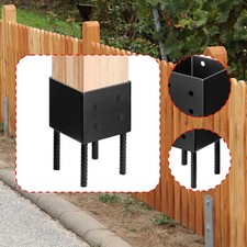 Support de poteau de clôture à piquet pour clôtures, terrasses en béton