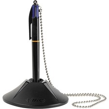 Stylo 4 couleurs avec socle et