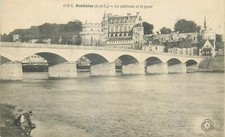 37 AMBOISE LE CHATEAU ET LE PONT - LAUNDRY WASHERD 