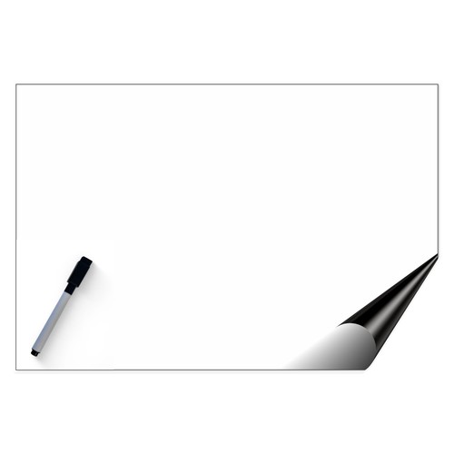 Tableau magnétique blanc avec