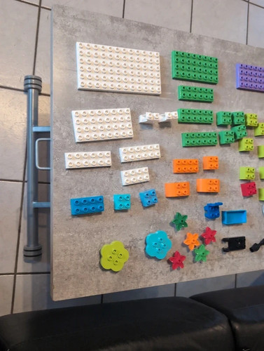 Lot briques plaques lego - 50,