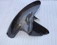GARDE BOUE AVANT DUCATI 848 1098 1198 100% CARBONE BRILLANT PLAIN