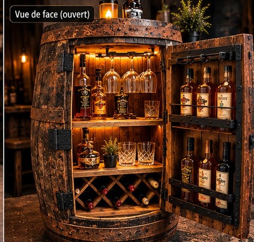 Bar cave whisky fût - cave, en