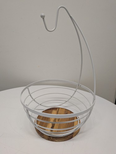 Modern white metal - white, fruit