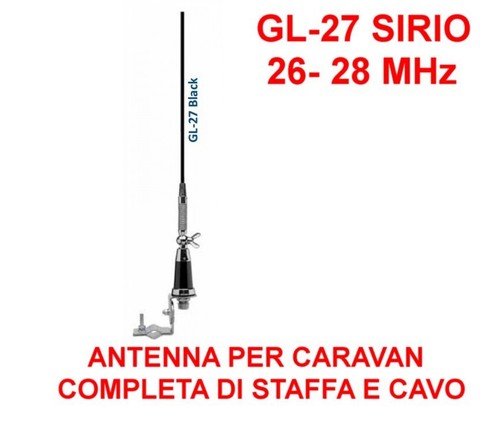 Sirio noir antenne - gl-27,