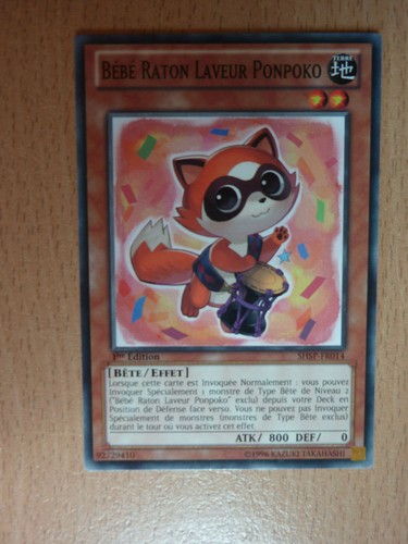 Carte bébé raton - yu,