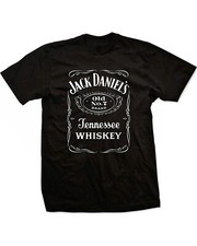 Adult Unisex Jack Daniel's Whiskey Old No. 7 Tennessee Logo Cosplay T-shirt