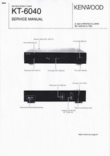 Manuel De Service Pour Kenwood
