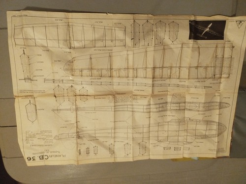 Plan planeur cb36 - planeur, modélisme