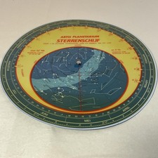 Vintage 1990 Artis Planetarium Sterrenschijf Planisphere 52°N Dutch Star Chart