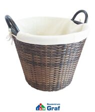 HABAU Panier À Bois De Foyer Brun, Ø42,5 / Ø48,5 / Ø54,5 Cm