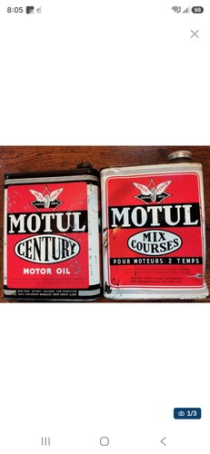 Lots bidons huile 1 - d’huile, 4+1