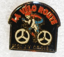 La Velo Route Cycling Pinback