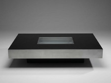 Table basse Willy Rizzo noir