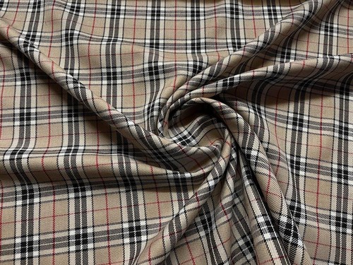 Tissu carreaux tartan - tissu,