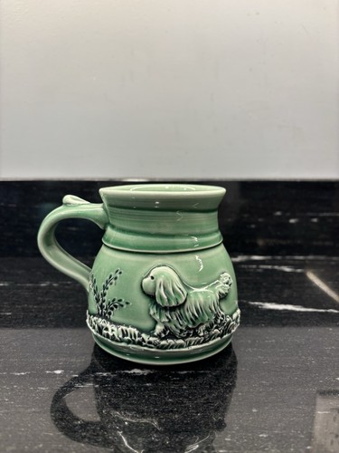 Ooak green mug cavalier - ooak,