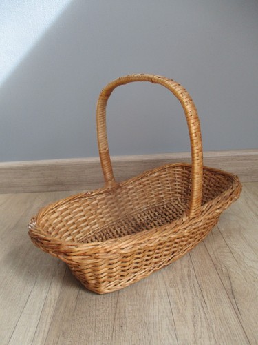 Panier bannette ancien en - /,