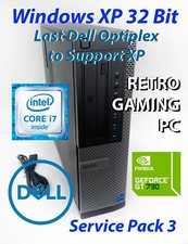 Windows XP GAMER - Dell OptiPlex 7010- i7, MAX Ram, NEW 1TB SSD, Nvidia GT730 XP