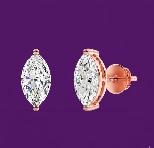 Boucles oreilles diamant - boucles,