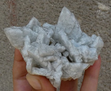 Belle Baryte Bleue La Union 8x6cm Espagne minéraux collection pierre barytine