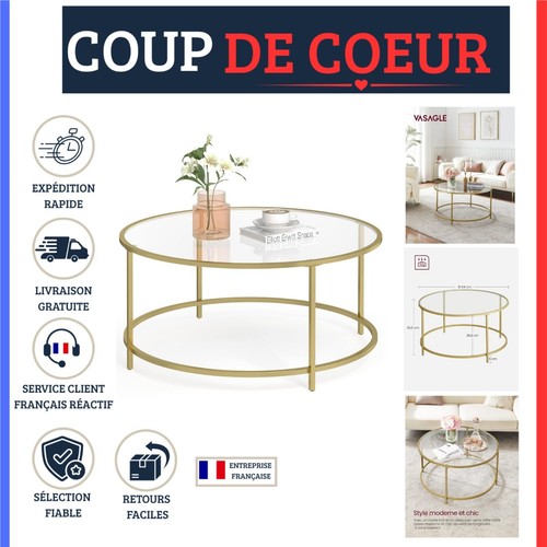 Vasagle table basse - vasagle, en