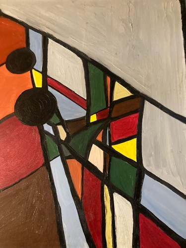 Très belle peinture 1980 - très,