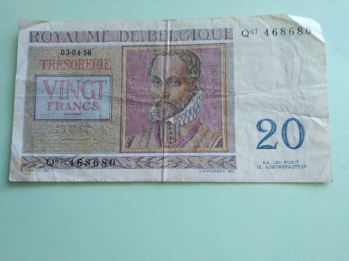 Billet royaume belgique - de,