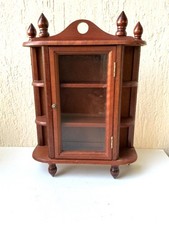 Petite vitrine en bois porte
