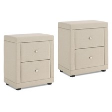 Lot de 2 tables de chevet