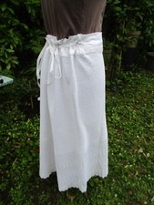 Provencal Cotton Winter Skirt Handmade Crochet Antique (19th Century)