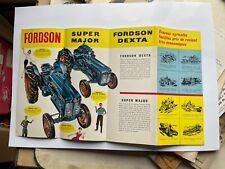 1961 FORDSON MAJOR TRACTOR new leaflet
