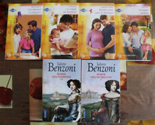 6 livres - 4 collection horizon  Harlequin et 2 Pocket Juliette BENZONI