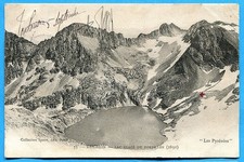 Old postcard: Luchon - Lac glacé du Portillon / 1906