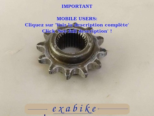 Pignon pour kawasaki kle - kle, 500