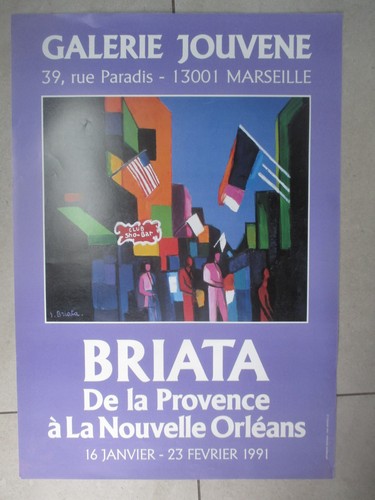 Affiche exposition briata de - affiche,
