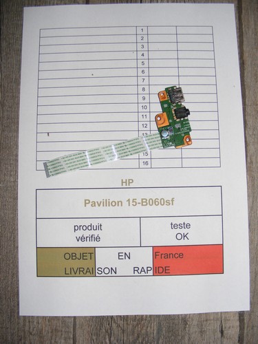 Platine usb jacks pour hp - usb,