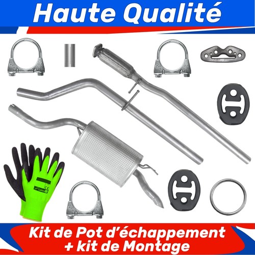 Kit pot échappement pour - pot, d'échappement