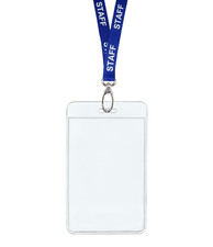 Bleu Staff Identité Lanière