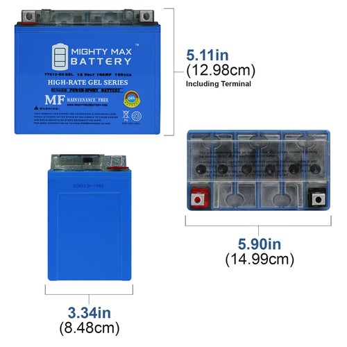 Mighty max ytx12 gel - mighty,