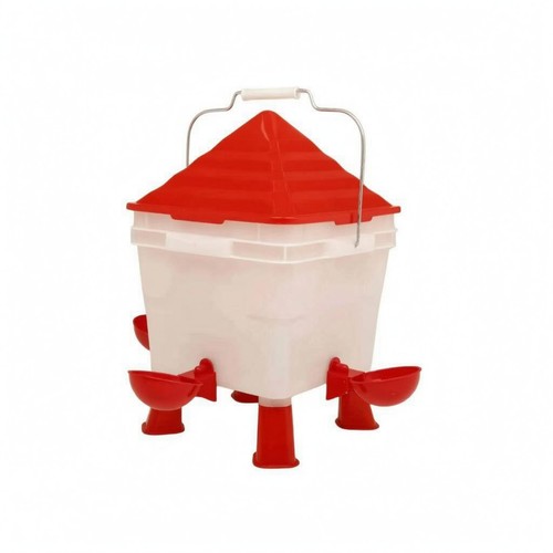 Mangeoire conique rouge - conique,
