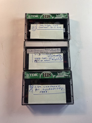 Lot cassette vidéo tdk - 3,