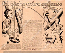 1934 MIRACULOUS FISHING POUF CHILDREN'S GAME